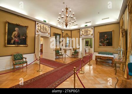 Königliche Wohnungen, Stadtmuseum im ehemaligen Palast der Preußischen Könige (Palast Spätgen) in Wrocław, Polen Stockfoto