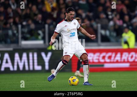 Alberto Dossena von Cagliari Calcio in der Serie A zwischen SSC Napoli