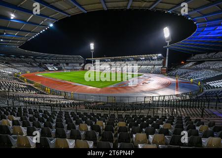 Koning Boudewijnstadion vor einem Fußballspiel zwischen RSCA Futures und KMSK Deinze am 12 . Spieltag der Challenger Pro League 2023-2024 am Samstag, den 11 . November 2023 in Brüssel , Belgien . FOTO SPORTPIX | Stijn Audooren Stockfoto