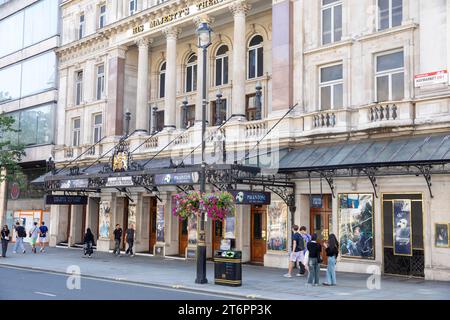 London England, His Majesty's Theatre mit Phantom der Oper, Theaterland West End, England, Großbritannien, 2023 Stockfoto