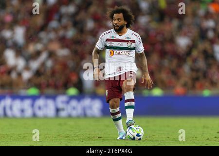 11. November 2023, Rio de Janeiro, Brasilien: MARCELO of Fluminense während des Spiels zwischen Flamengo und Fluminense als Teil der Brasileirao Serie A 2023 im Maracana Stadium am 11. November 2023 in Rio de Janeiro, Brasilien. (Kreditbild: © Ruano Carneiro/ZUMA Press Wire) NUR REDAKTIONELLE VERWENDUNG! Nicht für kommerzielle ZWECKE! Stockfoto