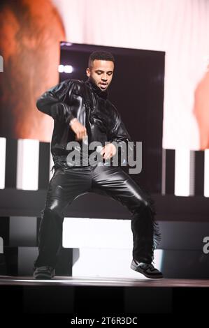 11. November 2023, Sheffield, South Yorkshire, USA: JLS, Performing at Sheffield Utilita Arena, Sheffield, UK, 11.11.2023 (Credit Image: © Robin Burns/ZUMA Press Wire) NUR REDAKTIONELLE VERWENDUNG! Nicht für kommerzielle ZWECKE! Stockfoto