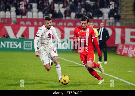 Andrea Carboni (AC Monza) während des Spiels AC Monza vs Torino FC, italienische Fußball Serie A in Monza, Italien, 11. November 2023 Stockfoto