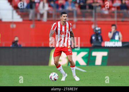 Chumi (Almeria), 11. NOVEMBER 2023 - Fußball / Fußball : spanisches Spiel "La Liga EA Sports" zwischen UD Almeria 1-3 Real Sociedad im Power Horse Stadium in Almeria, Spanien. (Foto: Mutsu Kawamori/AFLO) Stockfoto