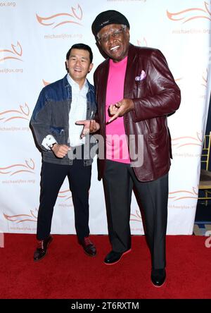 Ronny Chieng und George Wallace nahmen an der Michael J. Fox Foundation 2023 „A Funny Thing Happened on the Way to Cure Parkinson's“-Gala Teil, die am 11. November 2023 in der Cipriani South Street in der Casa Cipriani in New York City, NY, stattfand ©Steven Bergman/AFF-USA.COM Stockfoto