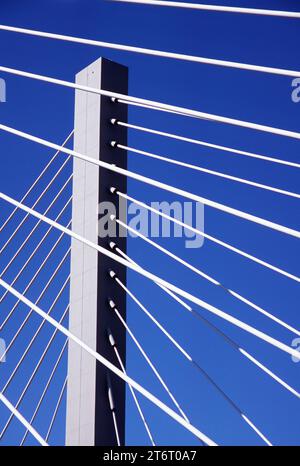 21st Street Hängebrücke, Tacoma, Washington Stockfoto