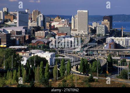 Die Innenstadt von Ansicht, Tacoma, Washington Stockfoto