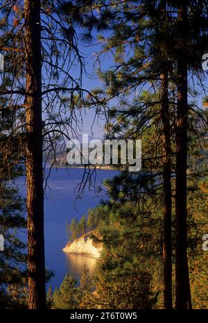 Franklin D Roosevelt Lake, Lake Roosevelt National Recreation Area, Washington Stockfoto