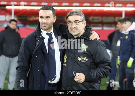 Monza 11 11 2023 U-Power Stadium AC Monza - FC Torino palladino und juric Stockfoto