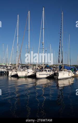 ACI Marina, Pula, Kroatien Stockfoto