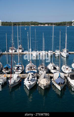 ACI Marina, Pula, Kroatien Stockfoto