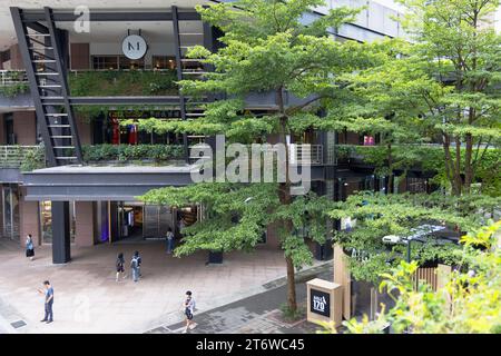 Shin Kong Mitsukoshi Einkaufszentrum, Xinyi, Taipei, Taiwan Stockfoto