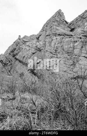 Die Berge in Boulder Colorado sind steil und aufregend zu erklimmen. Stockfoto