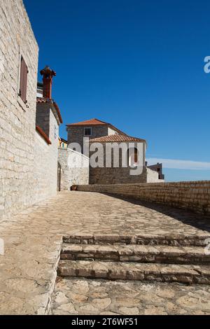 Belvedere Historische Stätte (1649), Altstadt, Novigrad, Kroatien Stockfoto