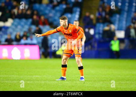 Hillsborough Stadium, Sheffield, England - 11. November 2023 Kevin Nisbet (7) von Millwall - während des Spiels Sheffield Wednesday gegen Millwall, EFL Championship, 2023/24, Hillsborough Stadium, Sheffield, England - 11. November 2023 Credit: Arthur Haigh/WhiteRosePhotos/Alamy Live News Stockfoto