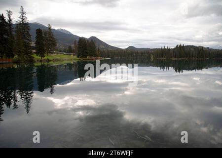 Lac Beavent, Jasper National Park, Jasper, Kanada Stockfoto