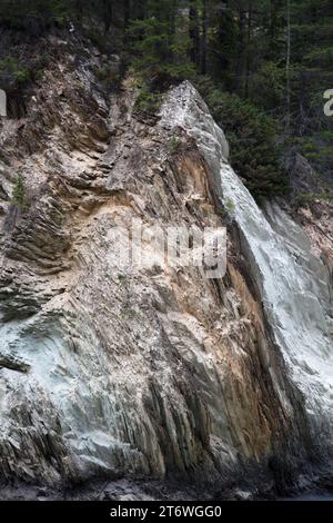 Abfahrt von Lac Beavent, Jasper National Park, Jasper, Kanada Stockfoto