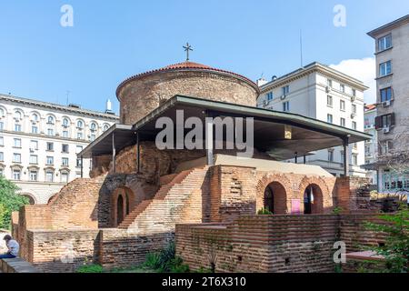 St. George Rotunda Kirche, Knyaz Alexander Dondukov Boulevard, Stadtzentrum, Sofia, Republik Bulgarien Stockfoto