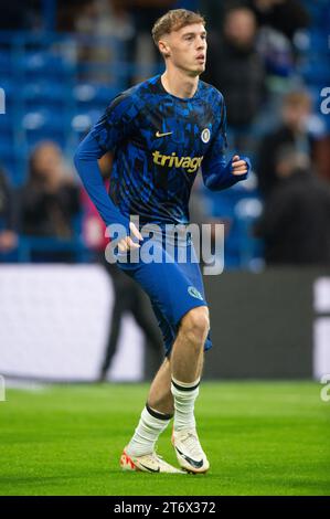 London, Großbritannien. November 2023; Stamford Bridge, Chelsea, London, England; Premier League Football, Chelsea gegen Manchester City; Cole Palmer aus Chelsea während des warm Up Credit: Action Plus Sports Images/Alamy Live News Stockfoto