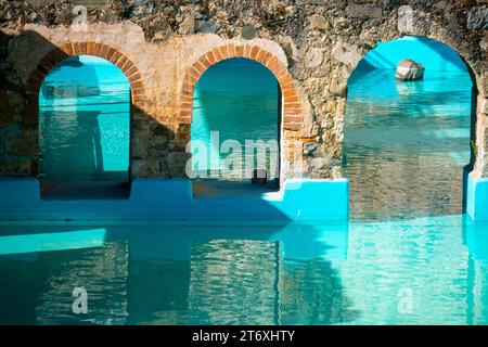 Hacienda Santa Maria Regla, Hidalgo, Mexiko. Stockfoto