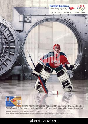 Vintage 'Time' Magazine 18. Februar 2002, USA Stockfoto