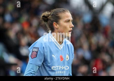 Manchester, Großbritannien. November 2023. Joie Stadium, Manchester, England, 12. November 2023: Filippa Angeldahl (12 Manchester City) beim Barclays FA Womens Super League Spiel gegen Brighton im Joie Stadium in Manchester, England am 12. November 2023. (Sean Chandler/SPP) Credit: SPP Sport Press Photo. /Alamy Live News Stockfoto