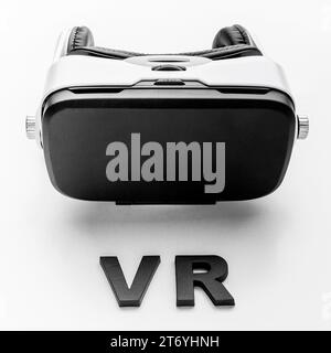 Virtual-Reality-Headset-Schreibtisch 2 Stockfoto