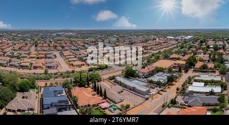 Phakalane ist ein Vorort in Botswana, nur wenige Kilometer von der Hauptstadt Gaborone entfernt, ist ein Handels- und Wohngebiet, das sich in der Nähe der Stadt befindet Stockfoto