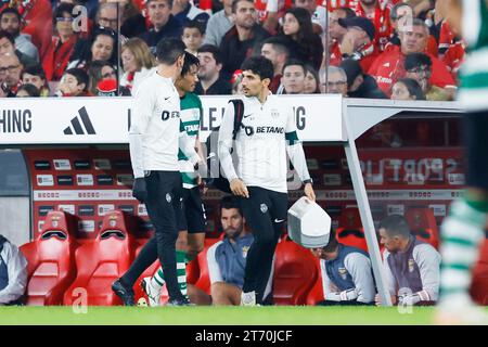 Lissabon, Portugal. Hidemasa Morita (SportingCP), 12. NOVEMBER 2023 - Fußball / Fußball : Portugal 'Primeira Liga' Spiel zwischen SL Benfica 2-1 Sporting Clube de Portugal im Estadio da Luz in Lissabon, Portugal. (Foto: D.Nakashima/AFLO) Credit: Aflo Co. Ltd./Alamy Live News Stockfoto