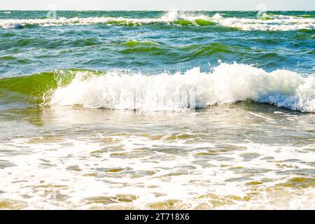 Ostseestrand in der Nähe von Misdroy. Badeort an der polnischen Küste. Landschaft am Strand. Stockfoto