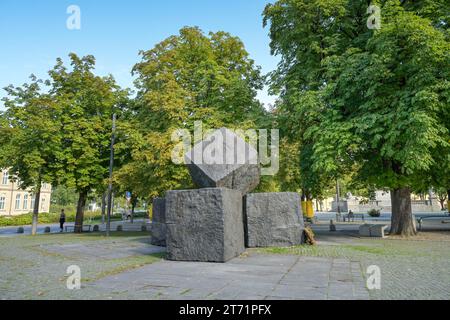 Mahnmal für die Opfer des Nationalsozialismus von Elmar Daucher, Karlsplatz, Stuttgart, Baden-Württemberg, Deutschland Stockfoto