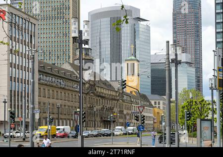 Altes Polizeipräsidium, Friedrich-Ebert-Anlage, Frankfurt, Hessen, Deutschland Stockfoto