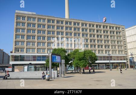 Berolinahaus, Alexanderplatz, Mitte, Berlin, Deutschland *** Örtlicher Titel ***, Berlin, Deutschland Stockfoto