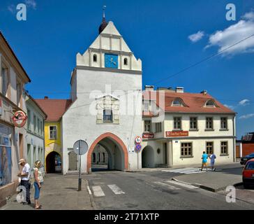 Mittelalterliches Brama Kamienna (Steintor) in Gryfice bei Pommern, Woiwodschaft Westpommern (Zachodniopomorskie), Polen Stockfoto