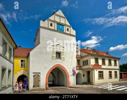 Mittelalterliches Brama Kamienna (Steintor) in Gryfice bei Pommern, Woiwodschaft Westpommern (Zachodniopomorskie), Polen Stockfoto