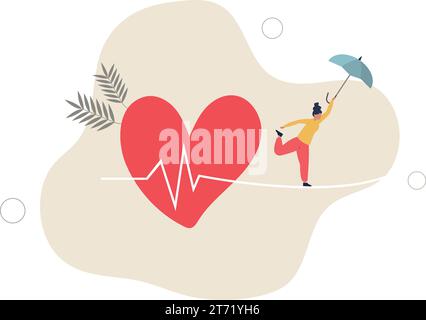 Krankenversicherung, medizinischer Risiko- oder Gesundheitsschutz, Patientensicherheit oder Krankheitsbehandlungskonzept. Stock Vektor