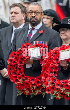 12. November 2023. London, Großbritannien. Am 13. November 2023 wurde er britischer Innenminister, nachdem Suella Braverman wegen ihrer Kritik an der Polizei und pro-palästinensischen Märschen entlassen worden war. Foto von Ray Tang Stockfoto