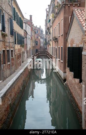 Bezaubernde venezianische Wasserstraße Stockfoto