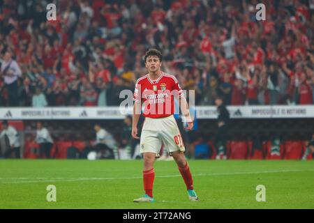 Lissabon, Portugal, Portugal. November 2023. Estádio da Luz während des Liga Betclic-Spiels zwischen SL Benfica und Sporting CP am 12. November 2023 in Lissabon. Liga Betclic - SL Benfica vs Sporting CP (Valter Gouveia/SPP) Credit: SPP Sport Pressefoto. /Alamy Live News Stockfoto