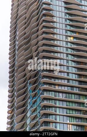 Radisson Blu Aqua Hotel, Chicago, Usa Stockfoto