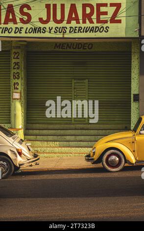 Volkswagen, VW Käfer, Mexiko, Chiapas, Street Capture, 2023 Stockfoto