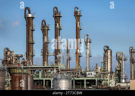 Oberhausen, Nordrhein-Westfalen, Deutschland - Industrieanlage im Chemiepark, OQ Chemicals Werk Ruhrchemie. OQ Chemicals (früher OXEA) ist ein Stockfoto