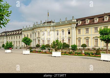 Fassade Schloss Ludwigsburg (Deutschland) Stockfoto