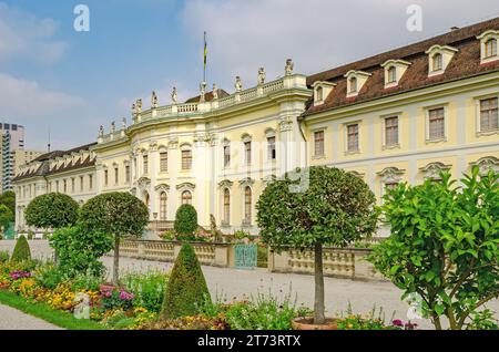 Fassade Schloss Ludwigsburg (Deutschland) Stockfoto