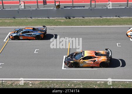 GT Cars am 30. September 2023 beim Festival of Speed (Festival de Velocidad) auf der Rennstrecke von Katalonien, Barcelona, Spanien Stockfoto