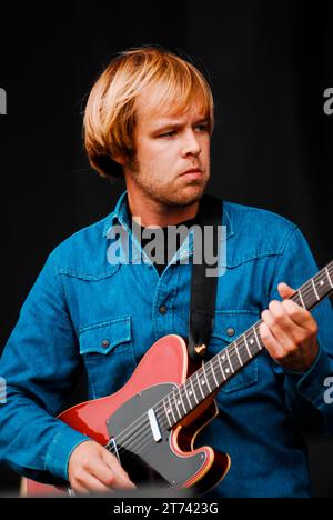 James Skelly - The Coral, V2010, Hylands Park, Chelmsford, Essex, Großbritannien - 21. August 2010 Stockfoto