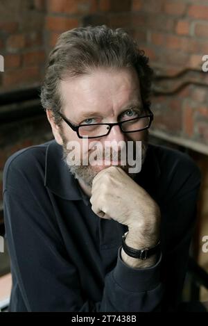 Tony Wilson oder Anthony H Wilson, Mitbegründer von Factory Records und dem Nachtclub Hacienda, fotografiert vor seinem Tod im Jahr 2007. News Pic Paul Burrows Stockfoto