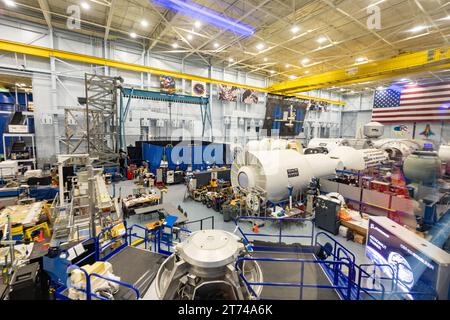 Houston, USA - 21. Oktober 2023: Die Ansicht der Astronauten-Trainingseinrichtung im Johnson Space Center der NASA. Seit 1980 ist jeder NASA-Astronaut auf dem Weg Stockfoto