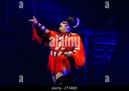 Mailand, Italien, 12. November 2023. RuPaul's Drag Race - Werq the World Tour live in Mailand, Italien. Credits: Maria Laura Arturi/Alamy Live News Stockfoto