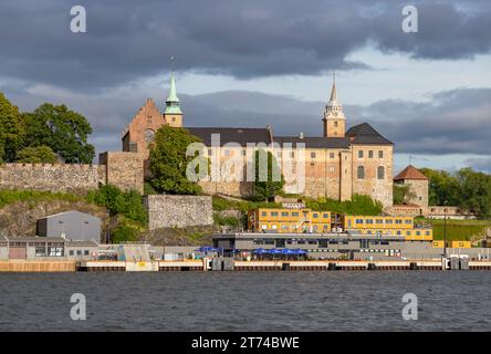 Ein Bild von der Festung Akershus. Stockfoto